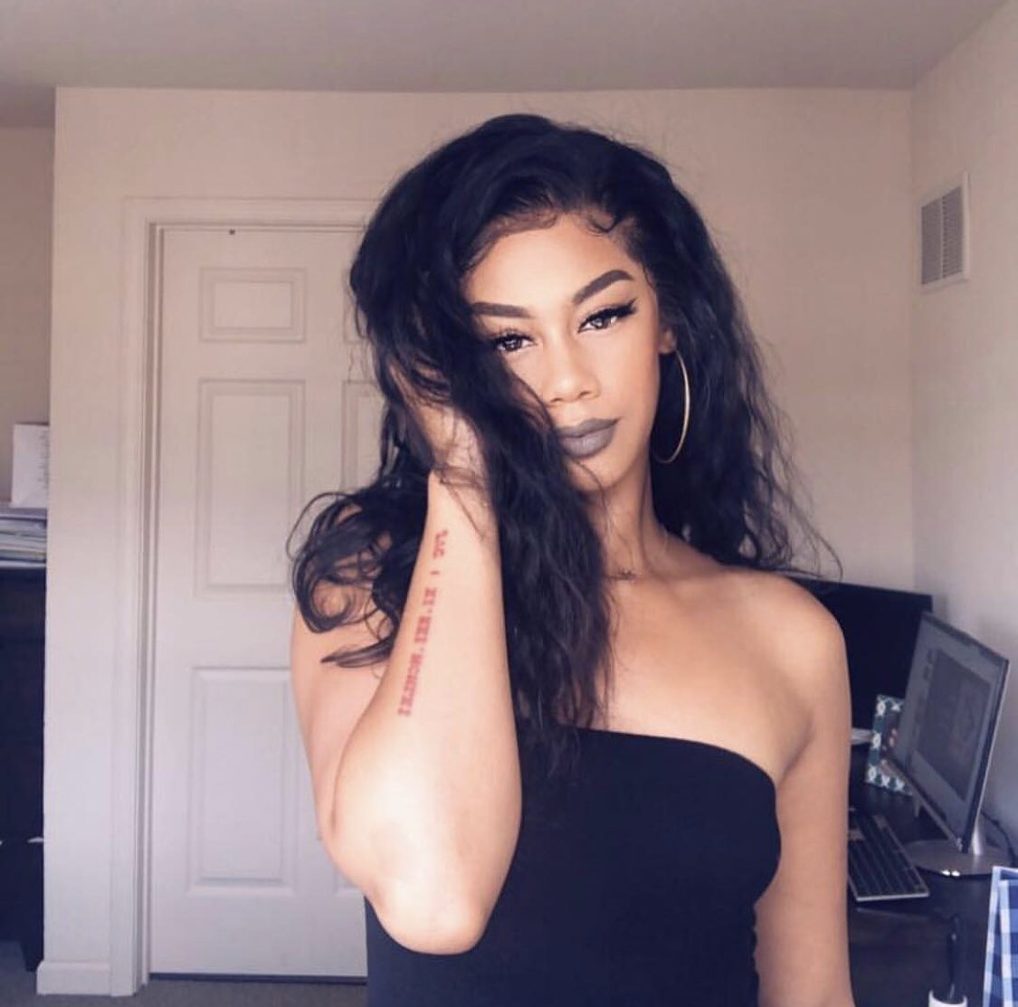 TRVP_L0RD's tweet image. #ClientViews #StitchedByShayla Custom Lace Frontal Unit &amp;amp; Install 😍😍