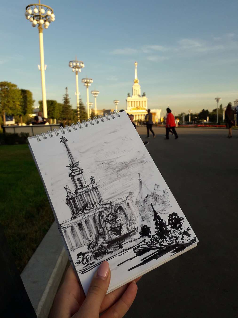 ВДНХ рисунок