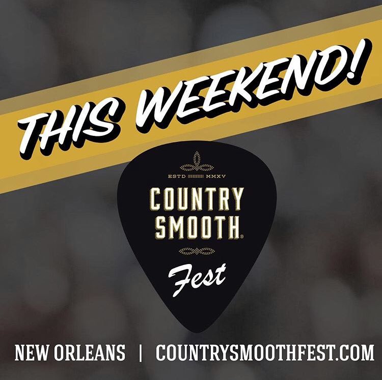 1011WNOE's tweet photo. The countdown is ON for @CSFestNOLA this weekend! Who are you guys excited to see? #CountrySmoothFest 🎸 https://t.co/sP4SgQgJaj