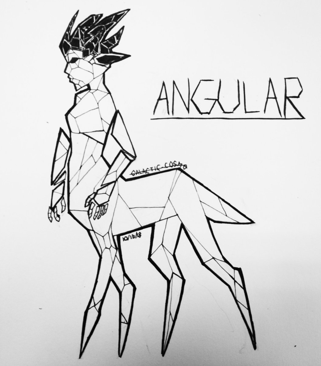 CosmixArt's tweet photo. Day 16: Angular #inktober #inktober2018 #inktoberangular #angular #angularart #traditonal #art #simple #traditonalart #originaldesign #ink #lineart #mythicalcreature https://t.co/ToShol3u5s