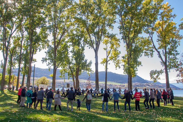 InvestVernon's tweet photo. Few photos from the signing of the relationship accord between the Okanagan Indian Band and the City of Vernon. @CityofVernon @OkanaganBand https://t.co/EqsS6qmZYa
