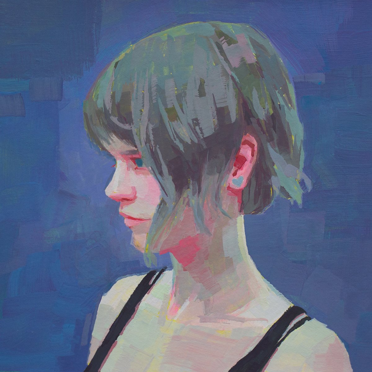 carolinejiart's tweet photo. why do fine artists not use twitter more? - a question i often ask myself when i remember to post here, but here is an acrylic gouache painting i did, 6x6 inches hot press paper! #canadianart #fineart #toronto https://t.co/nx4RBhdejP