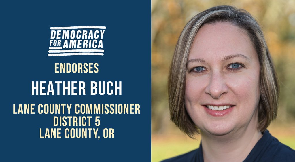 DFAaction's tweet photo. Shelaswau Crier and Heather Buch are two organizing powerhouses from Oregon who decided it was time for them to run. Across the country, people are struggling with the same set of issues. We need leaders like Heather and Shelaswau to break through. #DFAChat 9/ https://t.co/cXCMeu0pMe