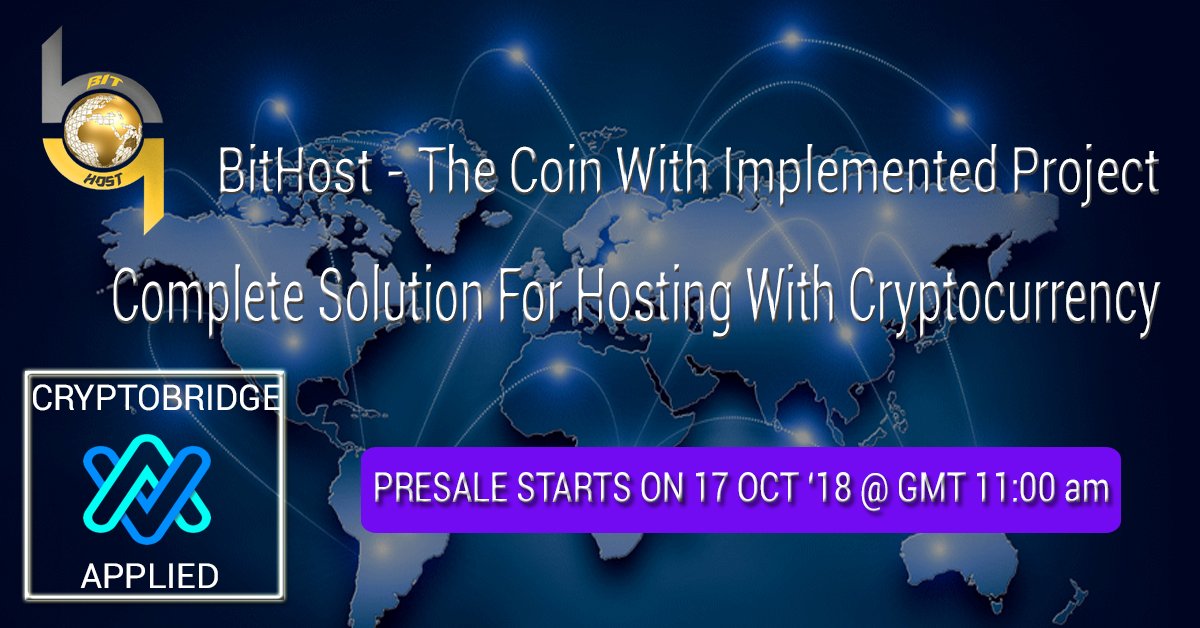 BithostCoin's tweet image. bithostlive.com is the Live Project of bithostcoin.io Which will be on Presale from 18th October 11 Am