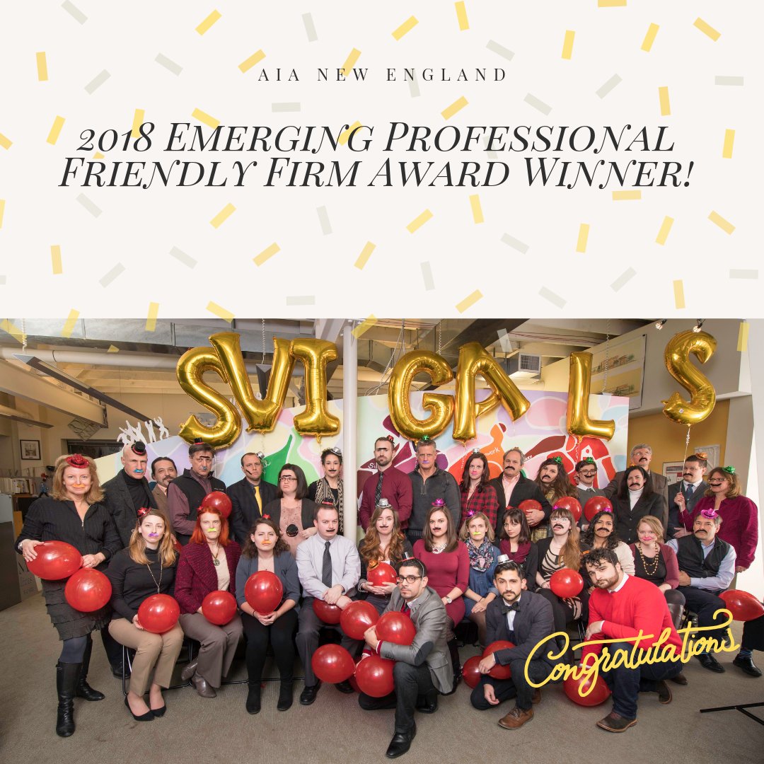 Svigals + Partners (@svigalsarch) on Twitter photo Thank you to the YARD, <a href="/AIANERAD/">AIA New England RAD</a>, and AIA New England for naming us as recipients of this year’s Emerging Professional Friendly Firm Award. We are so grateful to have been selected. Congratulations to all the other winners!! <a href="/YAFNewEngland/">YAF New England</a> Thank you to the YARD, <a href="/AIANERAD/">AIA New England RAD</a>, and AIA New England for naming us as recipients of this year’s Emerging Professional Friendly Firm Award. We are so grateful to have been selected. Congratulations to all the other winners!! <a href="/YAFNewEngland/">YAF New England</a>