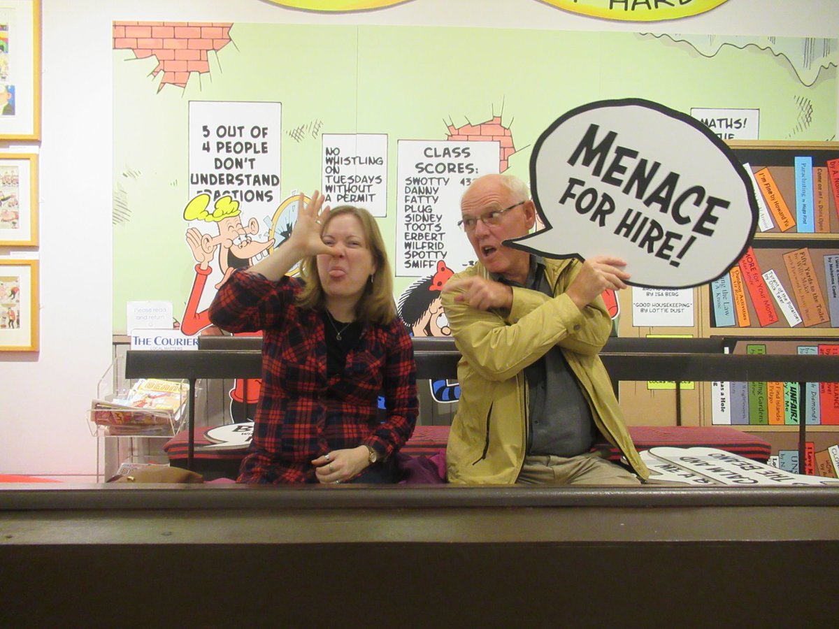 rosytintedlens's tweet photo. Creating havoc like Minnie the Minx in Dundee #mcmenace https://t.co/vmx2w52zYV