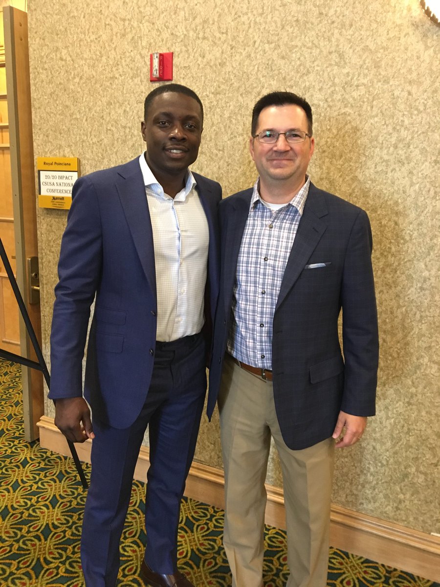 K12Leader's tweet photo. @DariusJButler keynote speaker at #impactcsusa2020 for @NobleEduInit @CSUSAhq - #powerful message #inspiring work #neibigpotential https://t.co/8BbSdk5jIR