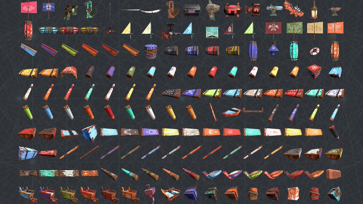 popcannibal's tweet photo. Creative mode is almost ready. @Luigithegrump has been hard at work on tons of new boat pieces, so I made this #makesail poster! It's making me oddly hungry. https://t.co/1HLpMGbHLq