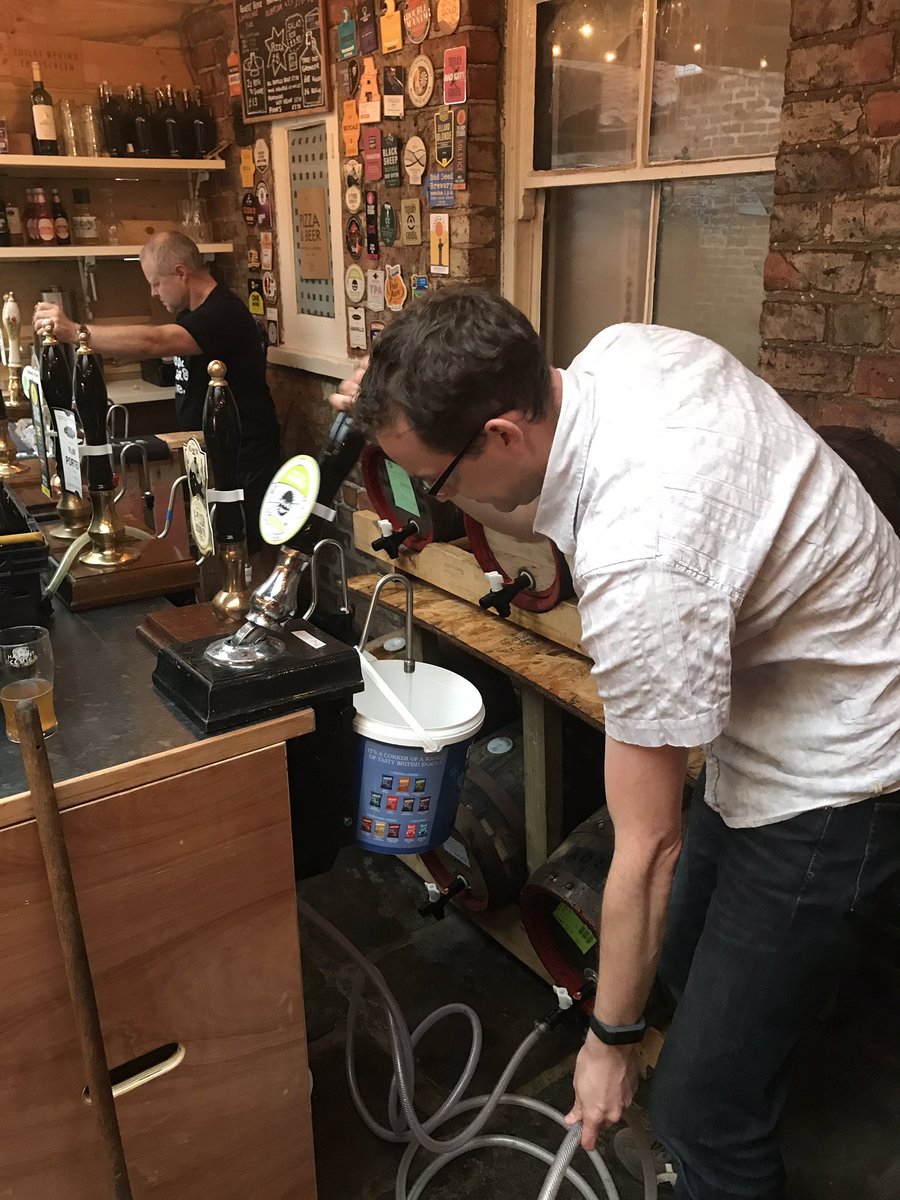 BISTROGUYYORK's tweet photo. Getting the bar set up with lads ready for this weekends beer festival!! @YorkCAMRA @YorkBeer @YorkSPBW @WithintheWalls_ https://t.co/XFFlfQAalK
