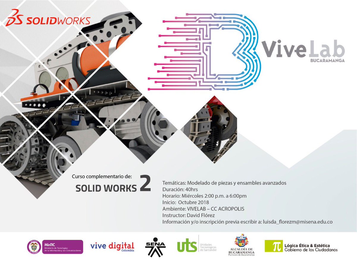 Victorvivelab's tweet photo. Mira la oferta de formación que tiene VIVELAB - BUCARAMANGA para cerrar el 2018, no te quedes por fuera, solo 25 cupos por curso. inscríbrete ahora mismo en : https://t.co/1qNVnzHyDB @torumedia @SergioCajiasL @UIS @udes_oficial @egresadouteista @UnidadesUTS  @Mapaver https://t.co/G7lbrGaDl7