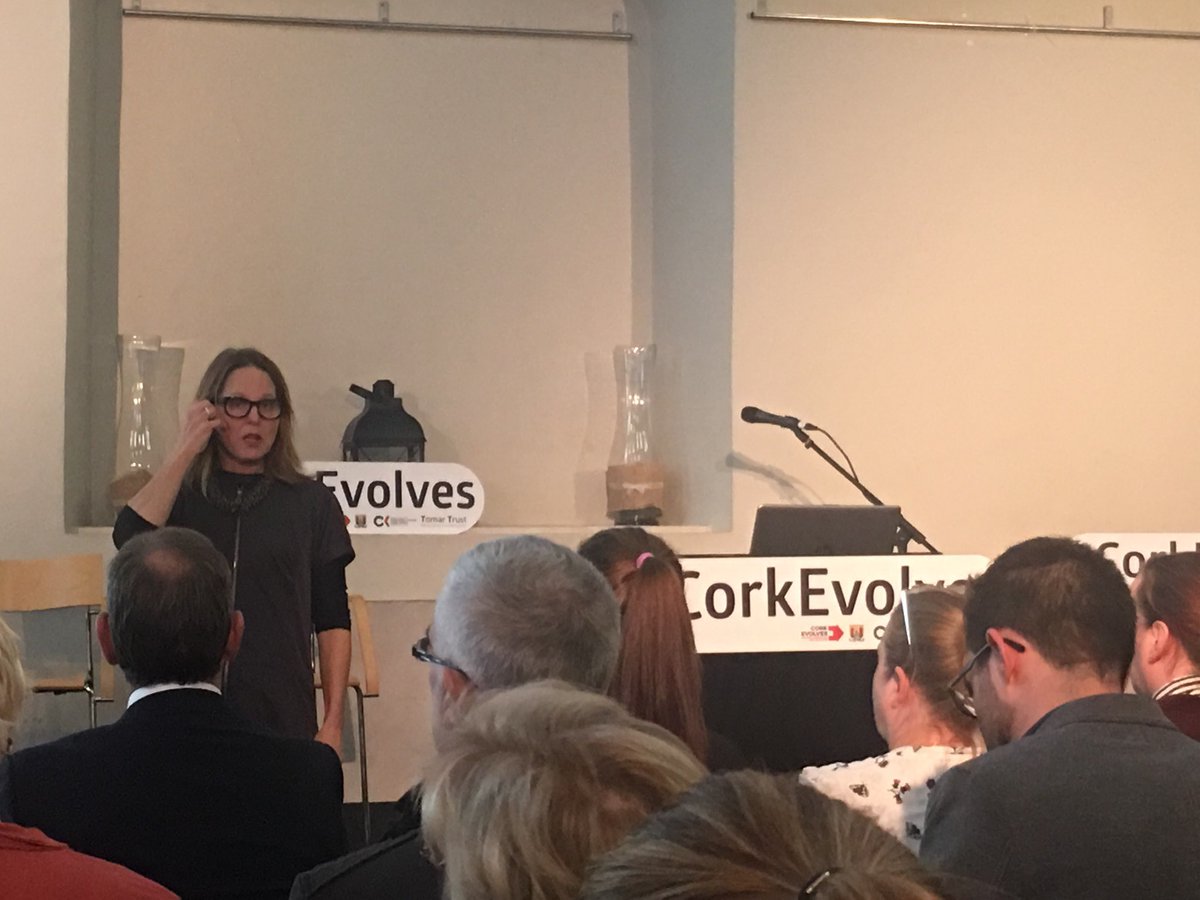 CBA_cork's tweet photo. Allison Dutoit from Gehl Architects speaking about the life between the buildings. Cautioning that human activity and the human scale need to be key considerations when designing buildings 
 @citiesforpeople @UWEarch #corkevolves https://t.co/YZNMX9Gbok