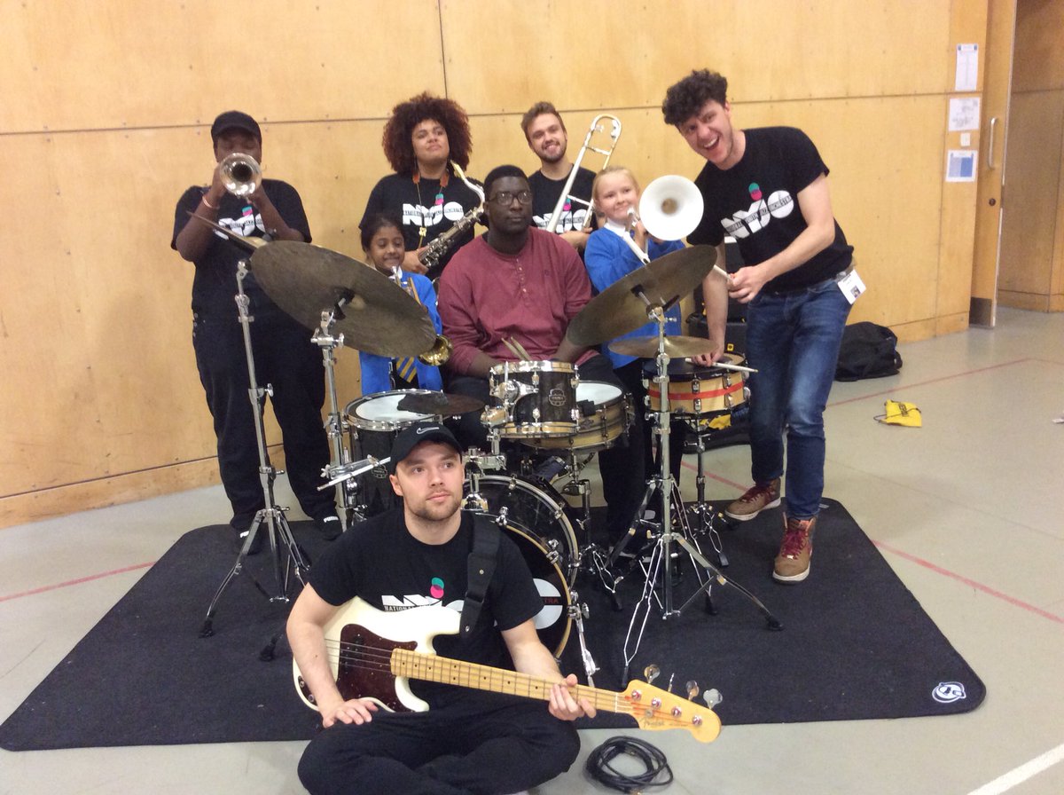 The NYJO Jazz Messengers brought their music to Birchensale today, inspiring the next generation of musicians. <a href="/NYJOuk/">NYJO</a> @SevernArts <a href="/Birchensale/">Birchensale Middle</a> @pBoneOfficial