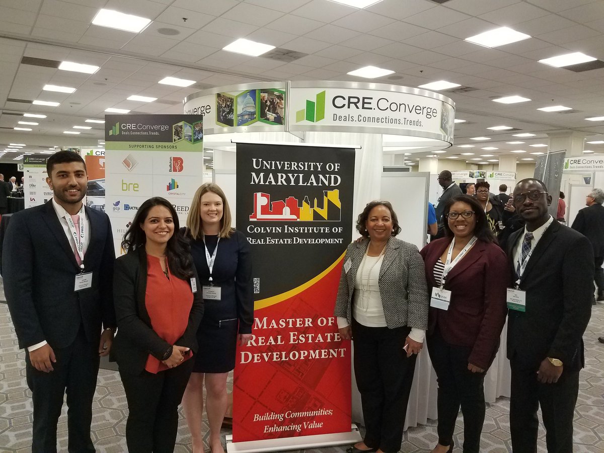 University of Maryland students, alumni and faculty at CRE.Converge!
#creconverge #umd_mappd
