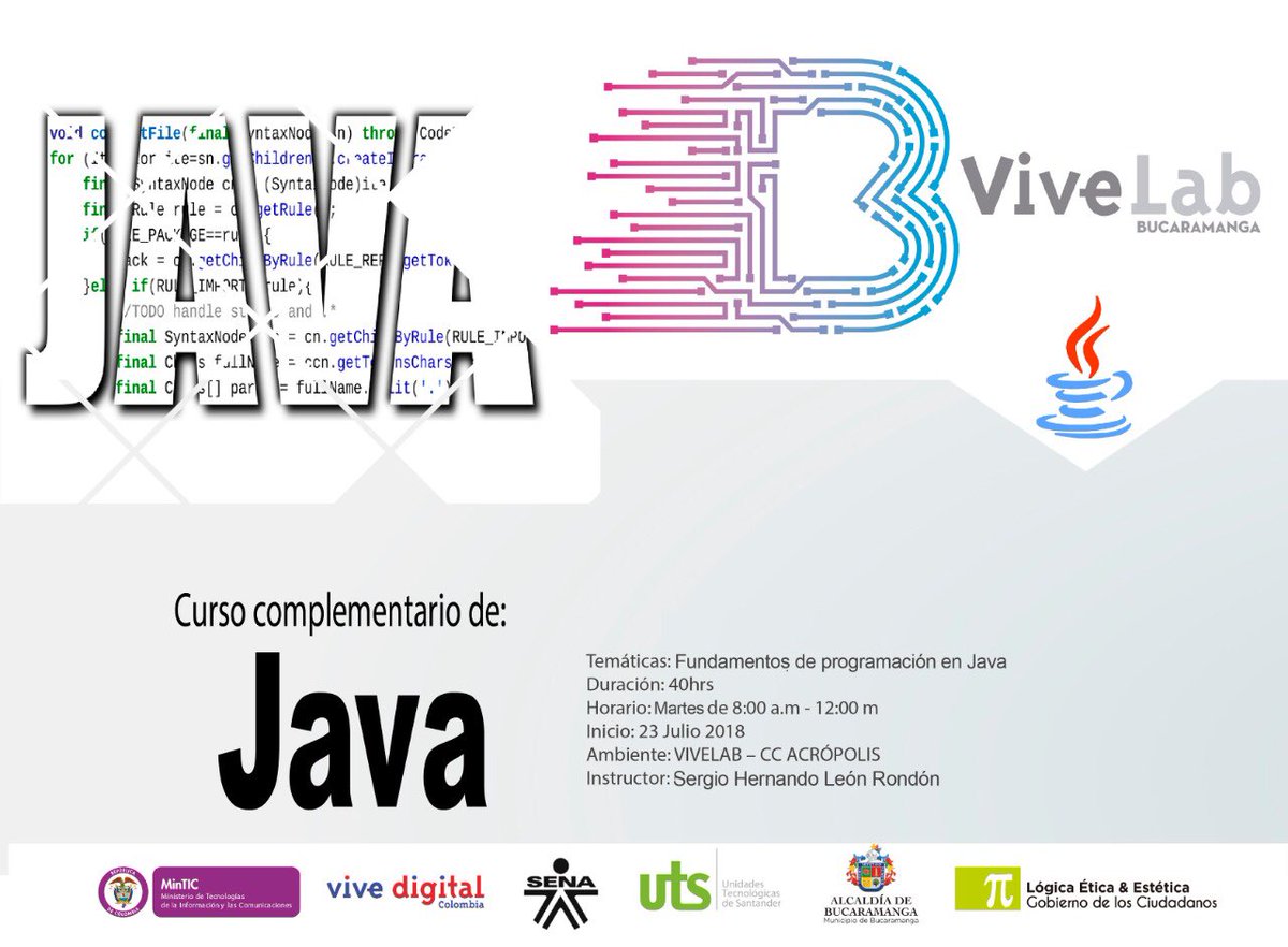 Victorvivelab's tweet photo. Mira la oferta de formación que tiene VIVELAB - BUCARAMANGA para cerrar el 2018, no te quedes por fuera, solo 25 cupos por curso. inscríbrete ahora mismo en : https://t.co/1qNVnzZa2b @SANTOTOBGA @unab_online @Mapaver @ViveLabBuc @concejobucara https://t.co/YuvhsFnDwH