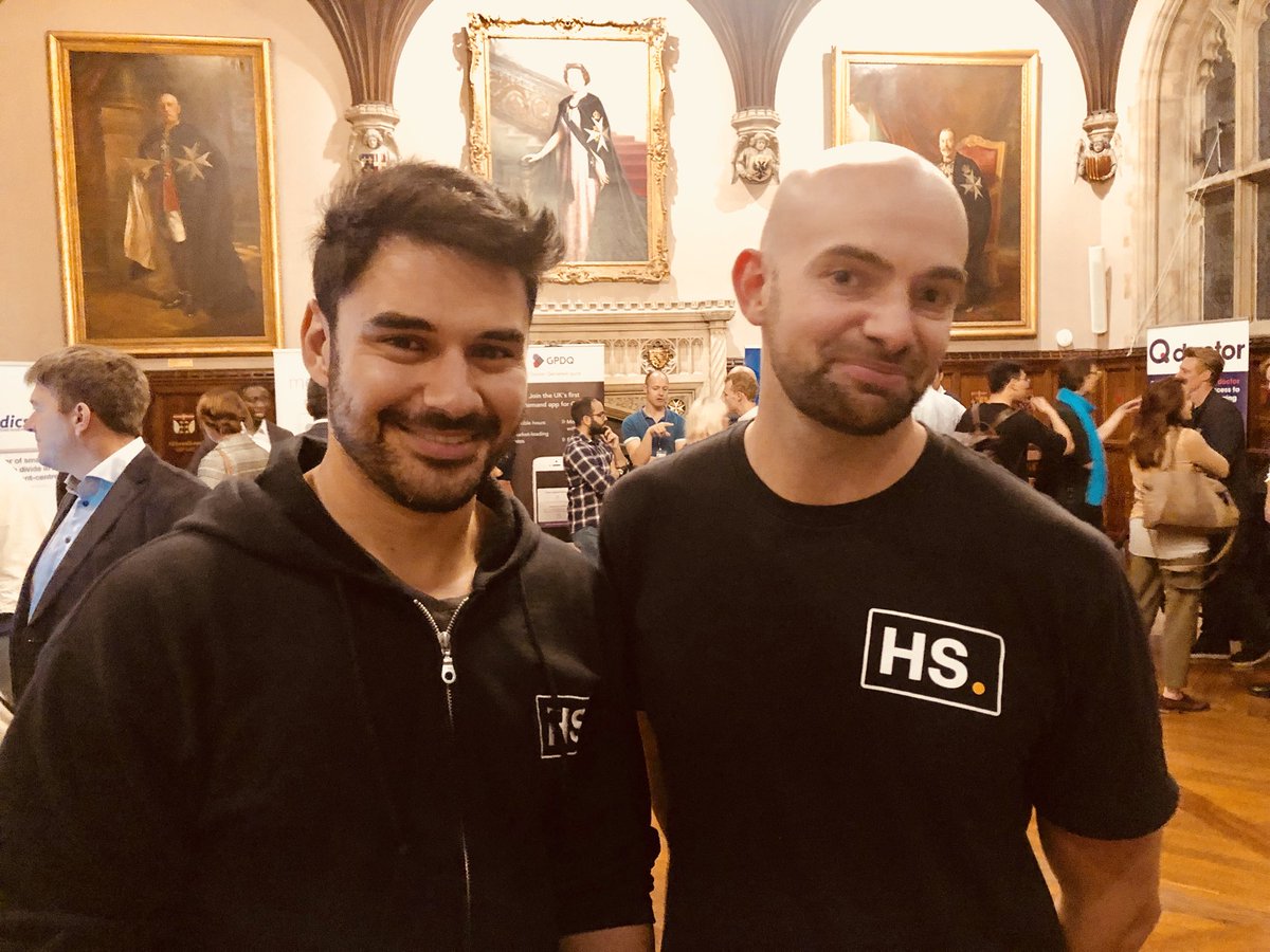 HSVenture's tweet photo. HS. founders Dr James Somauroo and Dr Alex Young have done an incredible job this evening gathering together the top investors from the #healthtech ecosystem. The networking will continue long into the evening. #healthchat #HSCall https://t.co/n57Of4b4TU