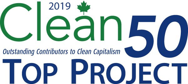 CompugenInc's tweet photo. We're extremely proud to have been awarded 2019 Clean50 Top Project award for our #CarbonBank program! The Clean50 Top15 Projects annually recognizes projects based on their innovation and ability to inform and inspire other Canadians. @GetGreen4Good https://t.co/k6KnYFCxBg