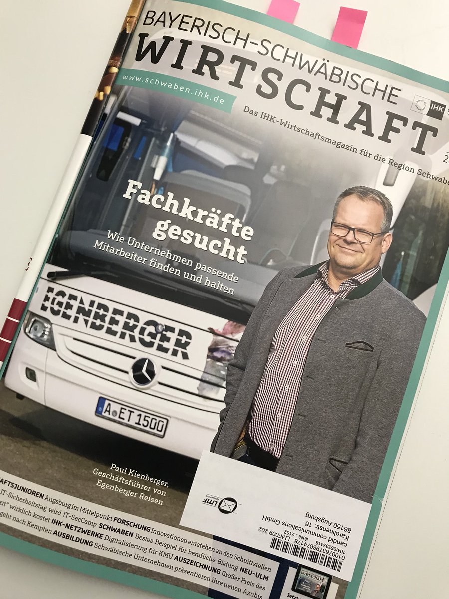 SandraStruewing's tweet photo. Das aktuelle Magazin der @IHKSchwaben durchblättern und darin Beiträge über drei Kunden @candidcom finden. https://t.co/vF2KTzbgyR