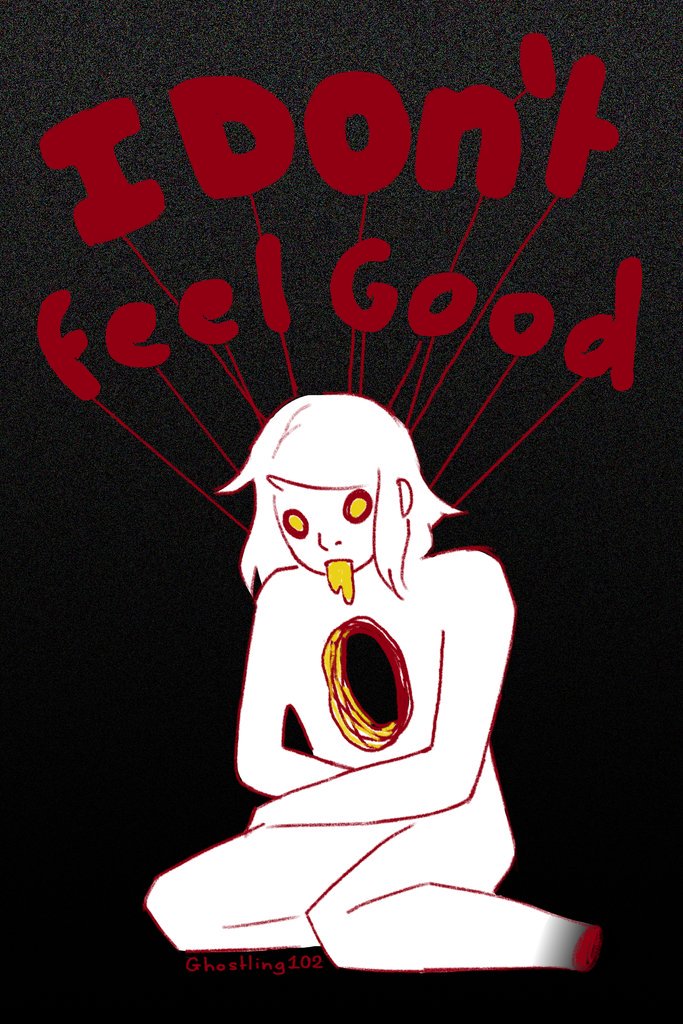 ghostling102's tweet photo. Unknown emotions and bad stomach feelz 😎 https://t.co/LgkQ7VzYYZ