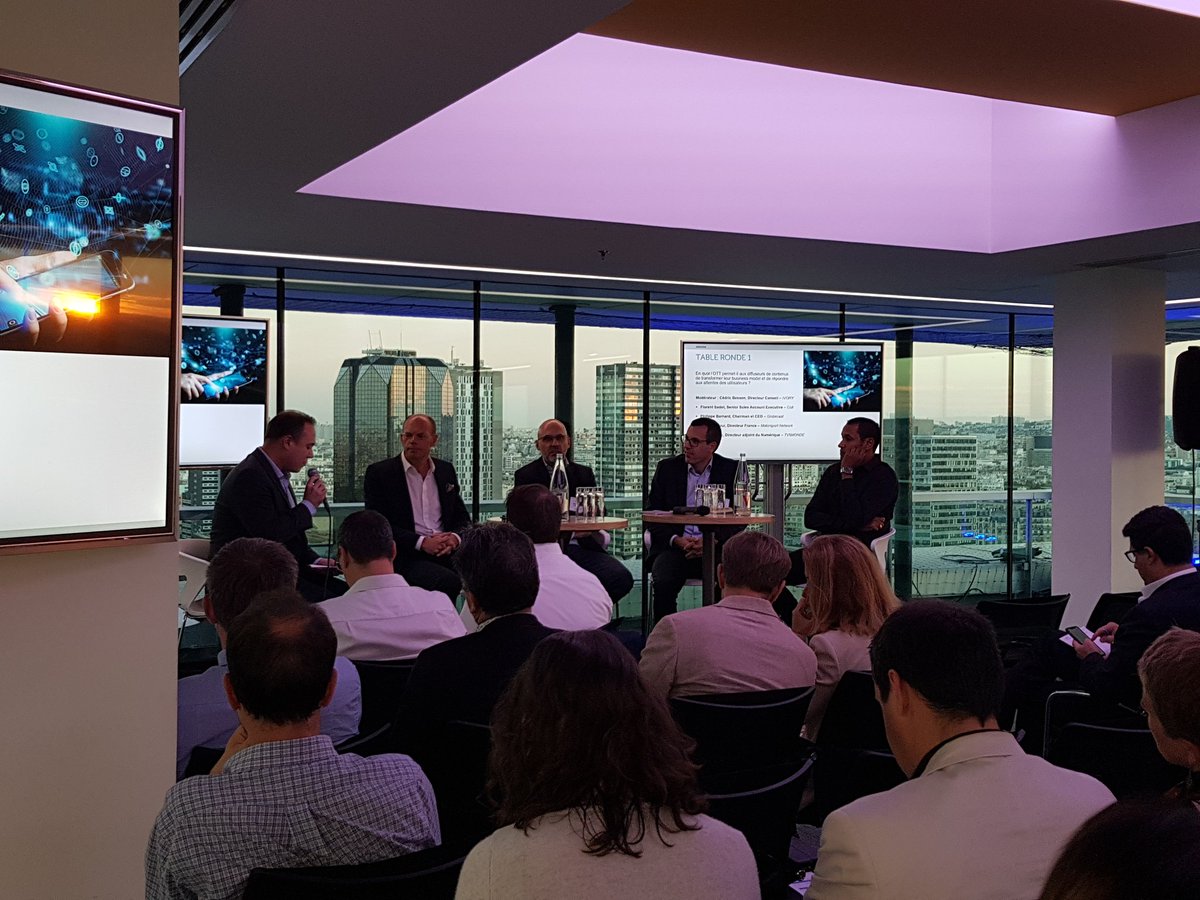 Clemencenizard's tweet photo. La transformation du business model des médias grâce à l'OTT ? #colt prend part aux débats ce soir lors de l'Innovation Day #Interxion https://t.co/C362Y0ag7l