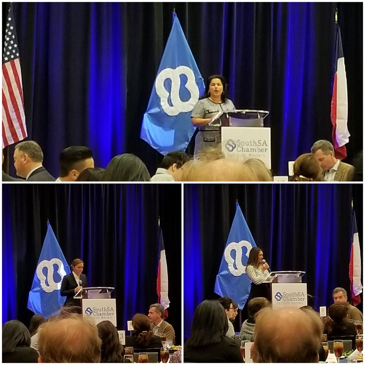 OCIGroup's tweet photo. "This is our community and our future. It is our destiny to define" @VoteViagran #StateofD3 #Southside #SanAntonio #LatinaLeaders @southsachamber https://t.co/Gqz6LU6gl5