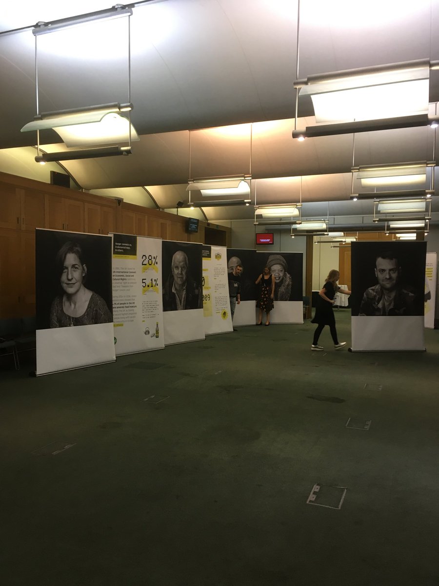 EndHunger_UK's tweet photo. Getting ready at the Attlee Suite for #BehindClosedDoors exhibition ⁦@storiesofusuk⁩ https://t.co/Qp3UyVBoCg