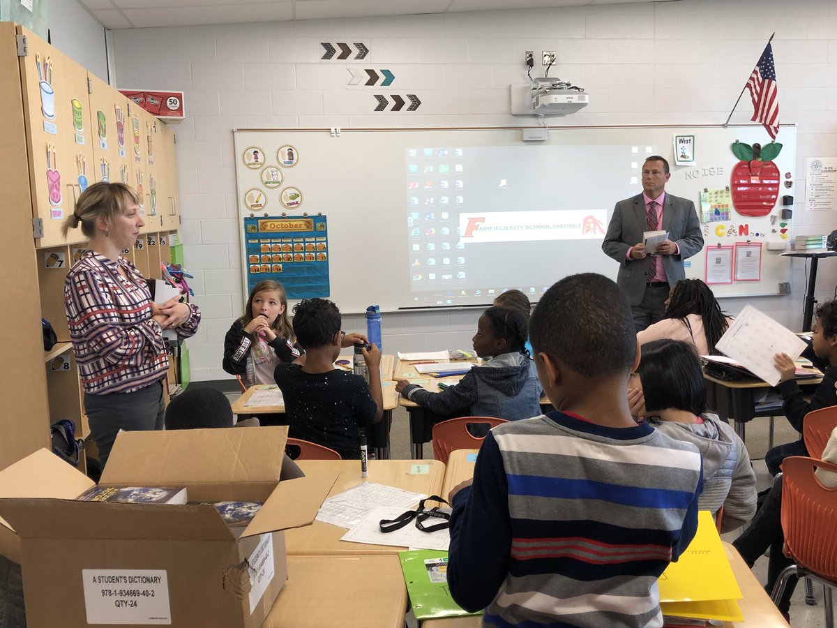 Thank you Fairfield Rotary Club for providing all of our 3rd graders with new dictionaries and teaching them about how to serve/help others! <a href="/fcsdsuper/">Billy Smith</a>