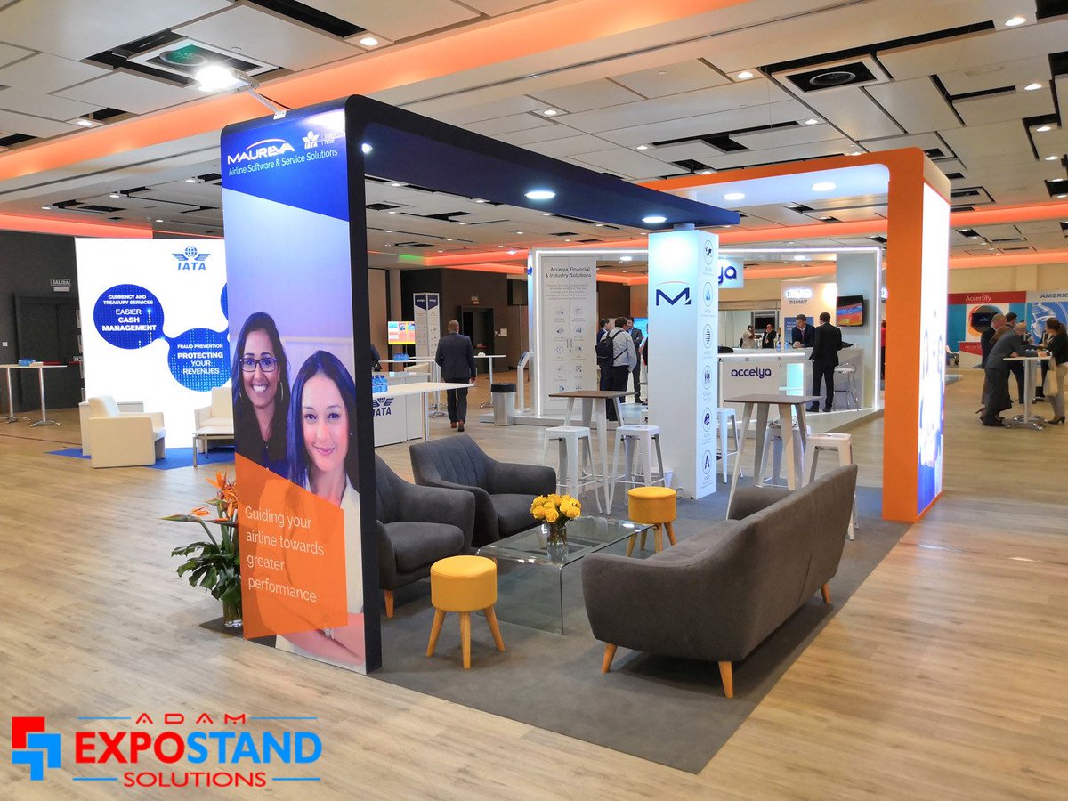 StandsDiseno's tweet photo. Producción y construcción de stands en hoteles, mobiliario y decoración gráfica Adam Expo Stand https://t.co/Dkc5drVOug
