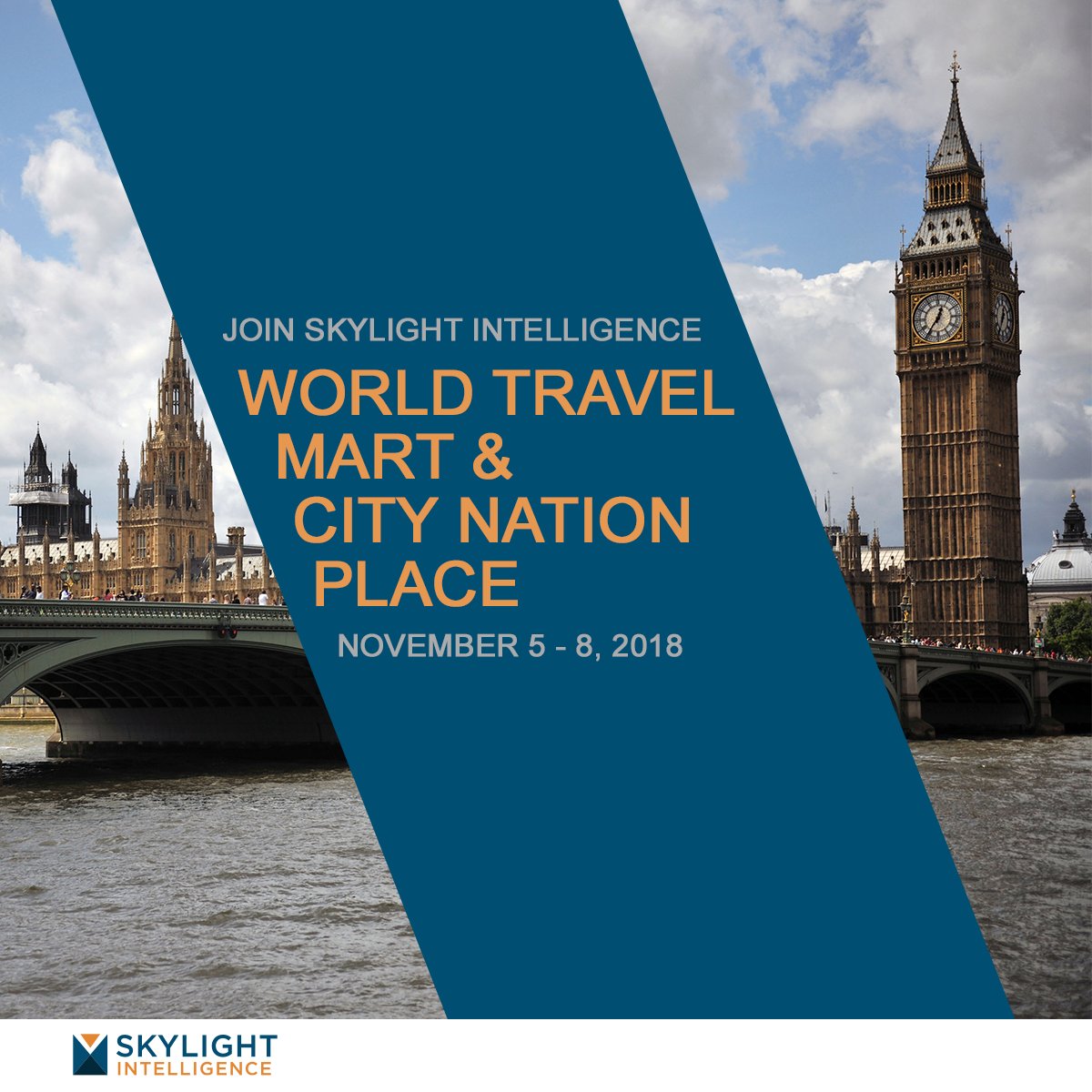 skylightintel's tweet photo. Are you headed to London for @WTM_London or @CityNationPlace next month? We're attending both events and look forward to meeting up with our #travelandtourism peers. Like or comment if you'll be there! More details about our sessions to come. #CNPForum #WTM #WTM2018 #WTMLondon https://t.co/iNzu6ZuxzU