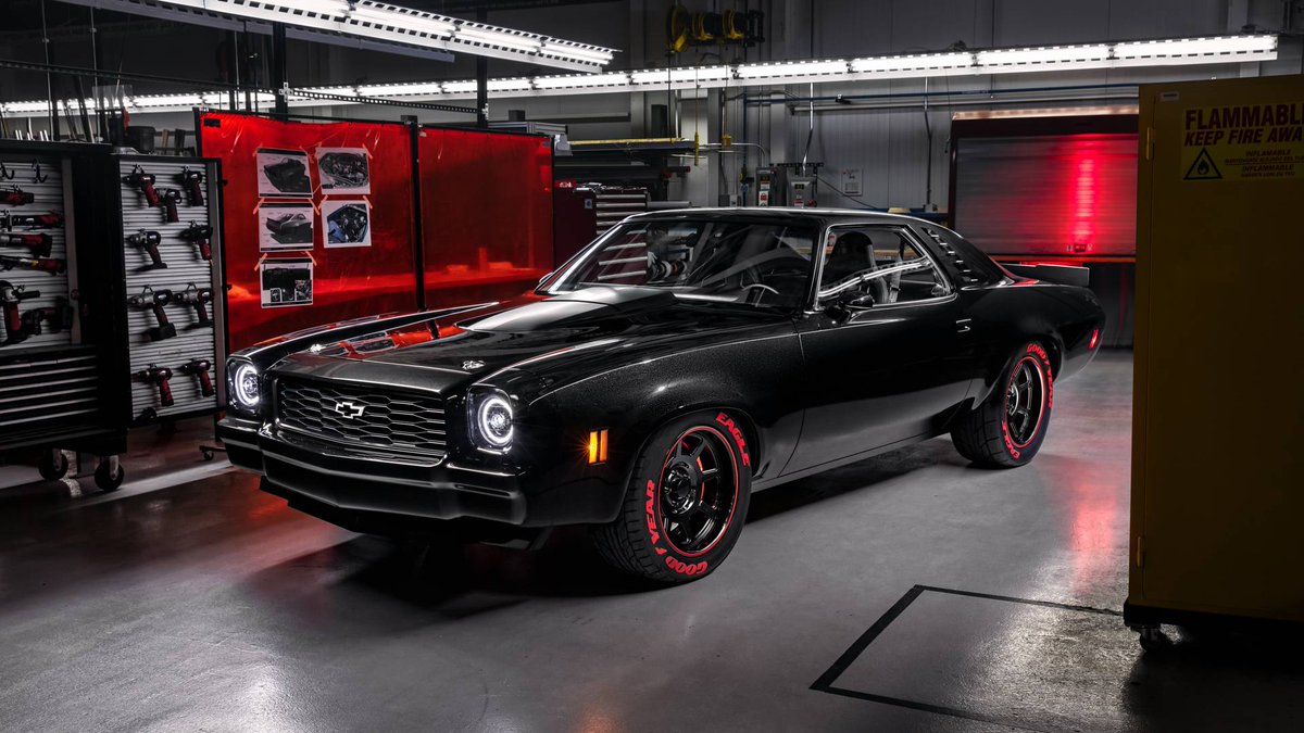 TcWashington3's tweet image. A 1973 Chevelle Laguna never looked this good #chevy #crateengines #chevelle motor1.com/news/270130/ch…