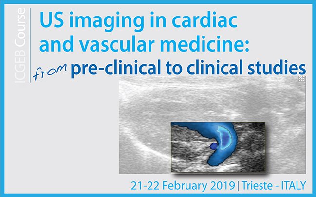 ICGEB's tweet photo. #ICGEBmeeting #USImaging in #cardiac and #vascular #medicine 2nd call for #applications open: https://t.co/9azm47KjVX https://t.co/0Np5oP9aTr
