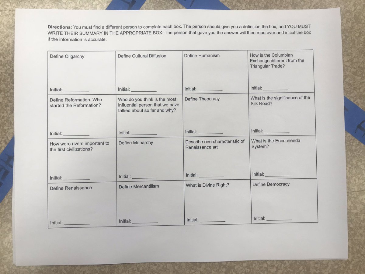 MrsDunnTweets's tweet photo. World History absolutely killed their term 1 review today! I loved seeing them question and clarify their peer’s responses. 

#JayPride https://t.co/6824yrIJqI