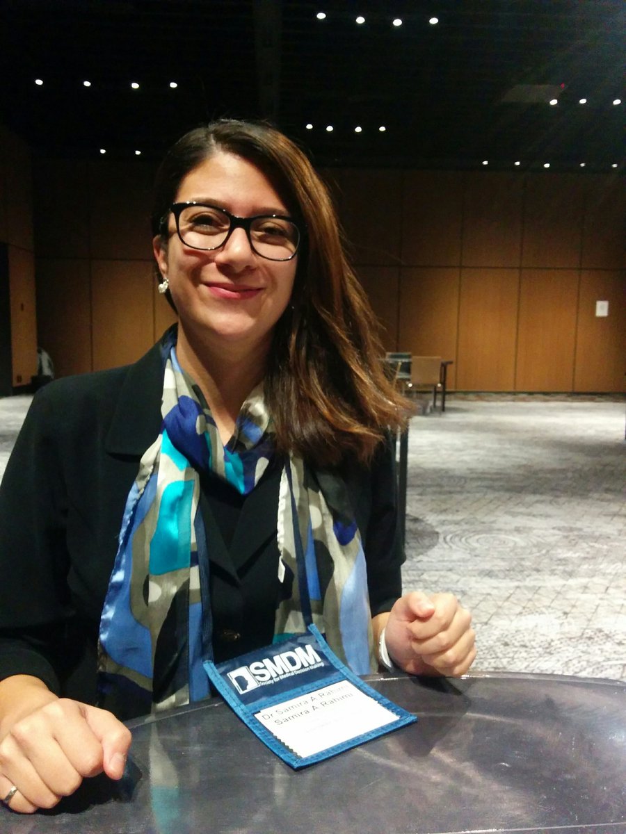 GVaisson's tweet photo. Thank you so much Dr Samira A.Rahimi for listening &amp; your advice! Keep in touch ! @RahimiSamira #careerdevelopmentworkshop #SMDM18 https://t.co/ioLNS3rHmh