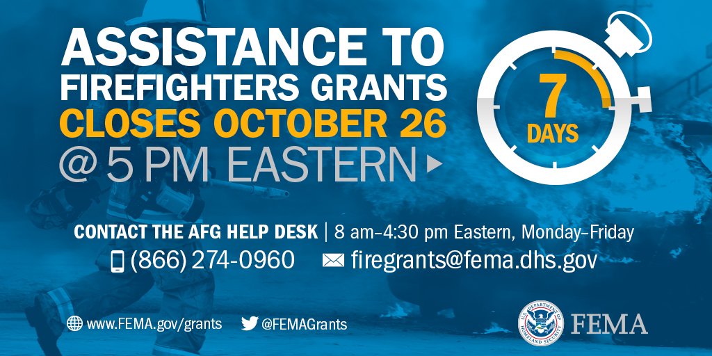 Fema Grants A Twitter It S Fire Safety Month The Assistance To