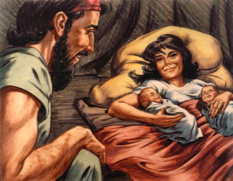Itzhakabrams's tweet photo. Good news Folks! I'm going to be a father of twins soon! Rebekah tells me they are very active babies! God just spoke to Rebekah. He told her that both my sons would become father of a nation each, but the younger one will be my heir. #cbg4 #Genesis25 https://t.co/XHBaEDNuJc