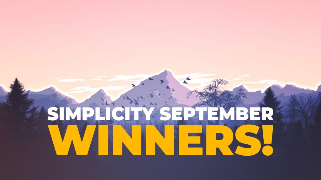 BlenderNation's tweet photo. Earlier today: Simplicity September Winners! #RGSimplicity2018 https://t.co/4VJyKrO5nh #b3d https://t.co/flPrmMrKjC