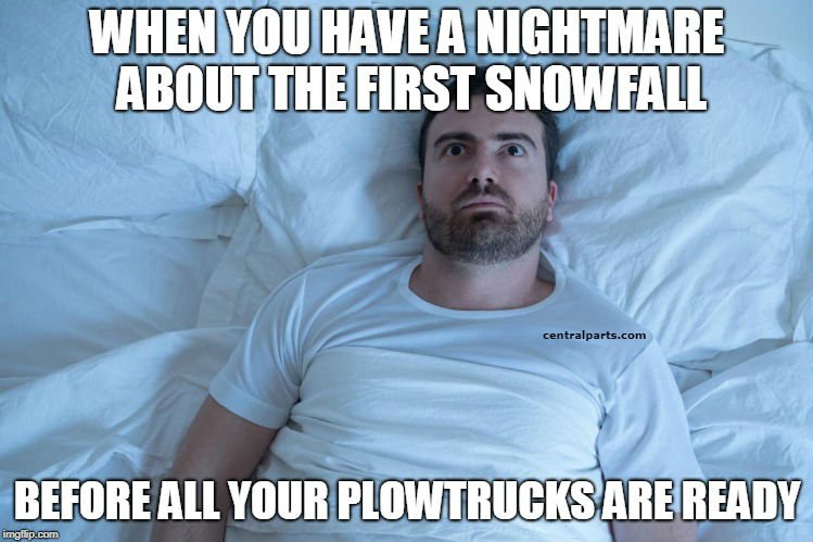 Forget ghouls and goblins this is what plow drivers are scared of lol #plowlife #snow #snowremoval centralparts.com