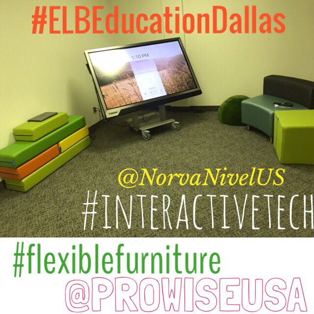 timmyGTI's tweet image. #ELBEducationDallas @NorvaNivelUS #interactivetech #learningenvironment #flexiblefurniture @ProwiseUSA @ELBEducationUS @Bridgetbc