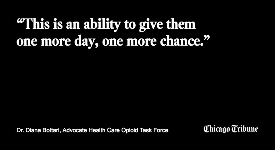 chicagotribune's tweet photo. Advocate Christ Medical Center and Advocate Children’s Hospital in Oak Lawn are sending patients treated for opioid addiction home with naloxone, a medication that could save their lives the next time they overdose. https://t.co/D27RbpqZfQ https://t.co/HBD4yc2rKt