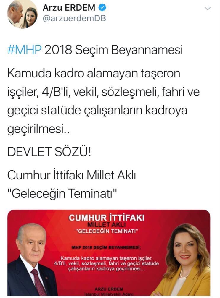 yetkoca's tweet photo. Sayın vekilim @arzuerdemDB sözünüz söz mü?

Sözleşmelere Kadrosözü https://t.co/08qlC6yduD
