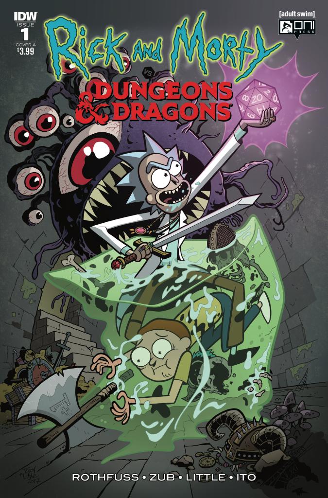 Wizards_DnD's tweet image. Rick and Morty vs. Dungeons &amp;amp; Dragons #2 (of 4) out now!
Authors @PatrickRothfuss and @JimZub, illustrator @meanwhilestudio. 
idwpublishing.com/product-catego…
From @IDWPublishing and @OniPress