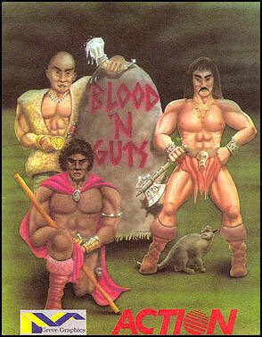badgameart's tweet photo. Oh, the tragic tale of the men who posed for the Blood ‘n Guts box artist, who were so desperate to be Arnie they overdosed on testosterone pills and grew a six pack. Of testicles. Back then it was too freaky even for porno. They died penniless, covered in chest hair.
(C64, 1986) https://t.co/g5aUEnf6m6