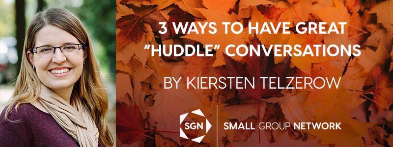 SmallGrpNetwork's tweet photo. ***** NEW BLOG POST *****
“3 WAYS TO HAVE GREAT HUDDLE CONVERSATIONS” by Kiersten Telzerow @beags92
#SGN #SGNet #SmallGroupNetwork #DontLeadAlone #BetterTogether #CirclesNotRows #Leadership #SmallGroupPastor
https://t.co/JS3mGGThQg https://t.co/3jM9nFjFGa