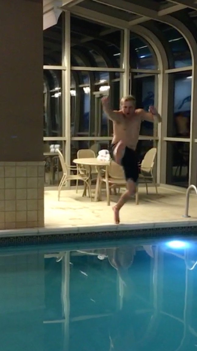 Still a kid at heart... colten wanted a ninja move :)
