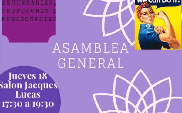 JeanDalembert's tweet photo. Asamblea de Mujeres #3 - jueves 18 de octubre https://t.co/pM1REFQ2tj https://t.co/7xuTnBZJ6X