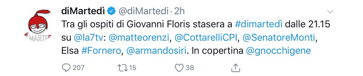 teofiorelli's tweet photo. @ViolaCarofalo @diMartedi Peccato che non ti hanno “taggato”. Perché? 😩 https://t.co/Trqq1CfC1Y