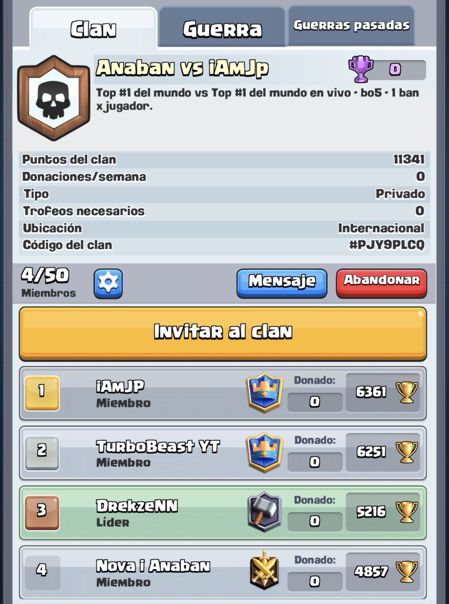 100 RT🔁 YA y hoy subo video de estos dos cracks <a href="/iAmJPey/">iAmJP</a> y <a href="/Anaban_Cr/">Anaban ✨</a> JUGANDO EN VIVO parq mi canal un bo5 EPICO. Ambos estuvieron TOP #1 del mundo esta temporada. 🌶🌶