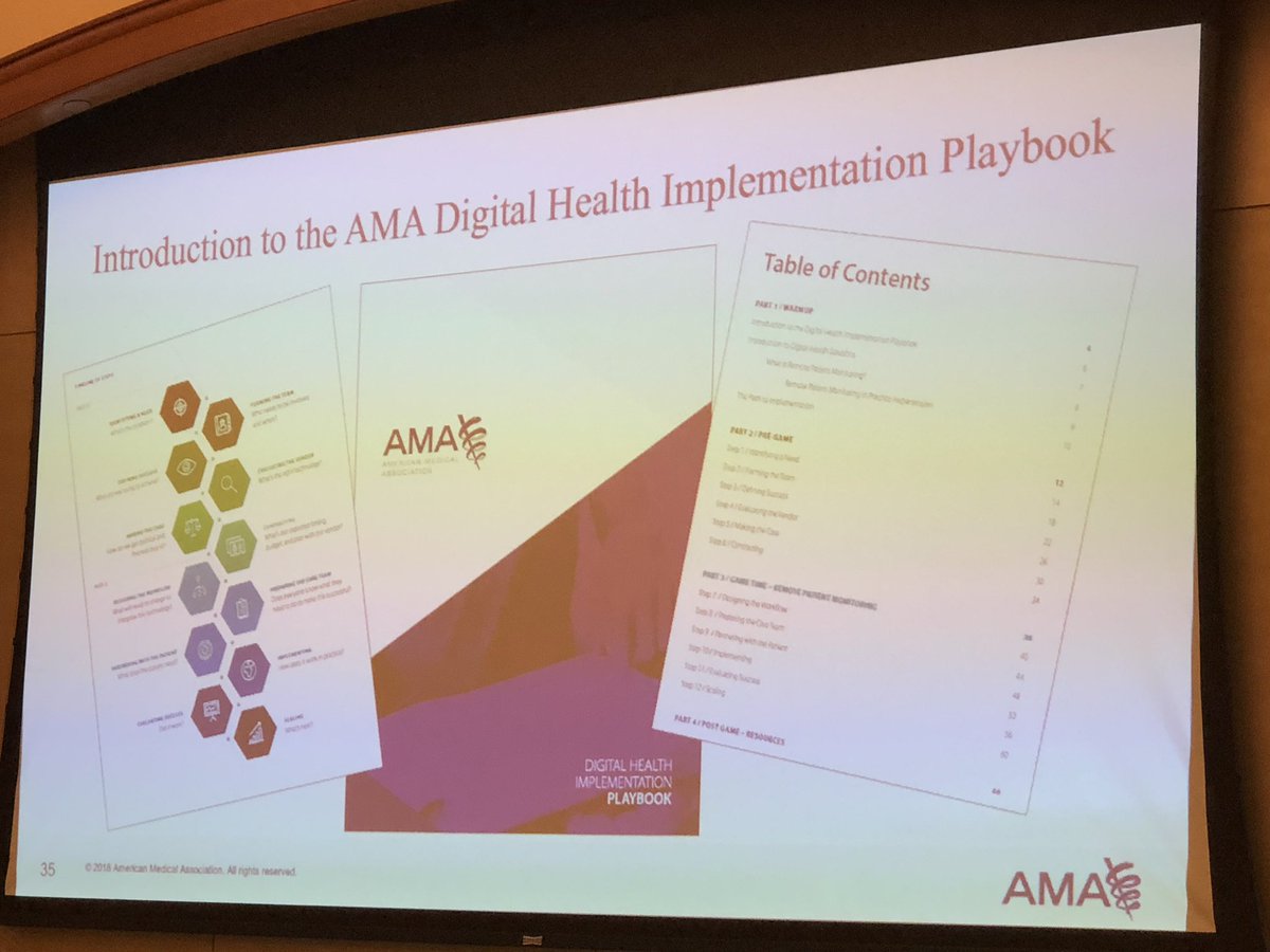 StephenKonya's tweet photo. Big announcement today!! AMA launches its new #DigitalHealth Implementation Playbook at the #DHC18 event during the Connected Health Conference in Boston!
Check it out and download today: https://t.co/wM1wdwxqxx
#Aim2innovate #pinksocks https://t.co/FDAiEIUmWy
