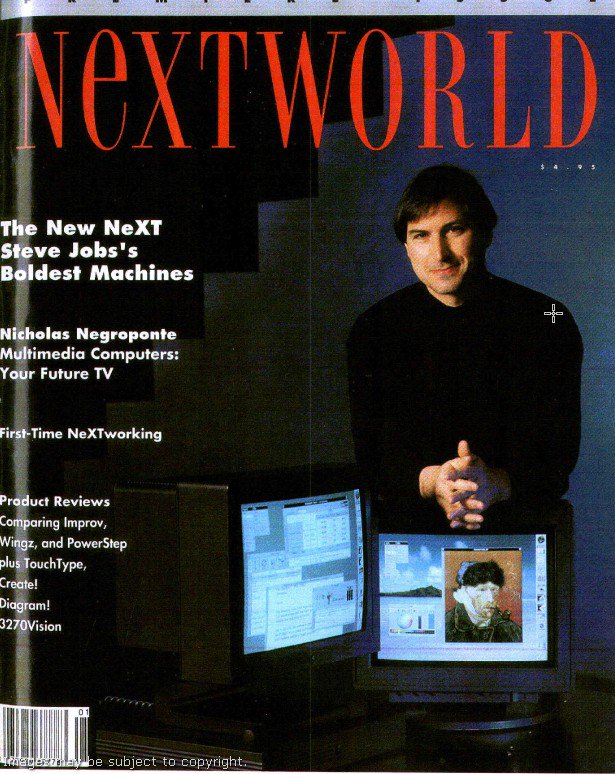 DemosceneRetro's tweet image. #RetroComputers #NeXTComputer #WeekNeXT Magazine #NextWorld  1991 Steve Jobs