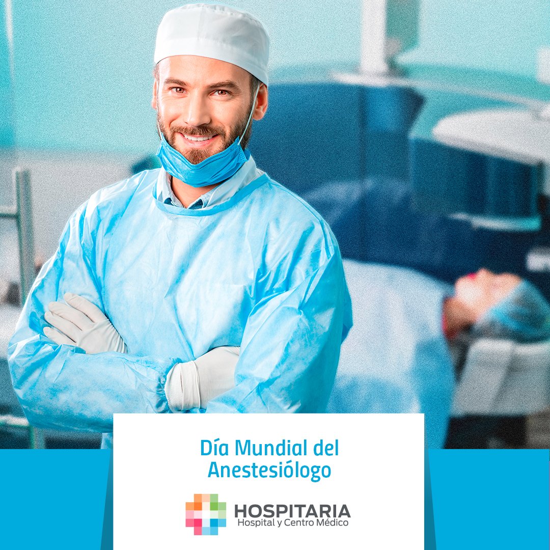 Hospitaria's tweet photo. ¡Feliz Día a todos los médicos Anestesiólogos!

Celebramos su día por la ardua labor, esfuerzo, vocación y trabajo que realizan cada día a través del arte de curar y ayudar. https://t.co/5F94sS24uH