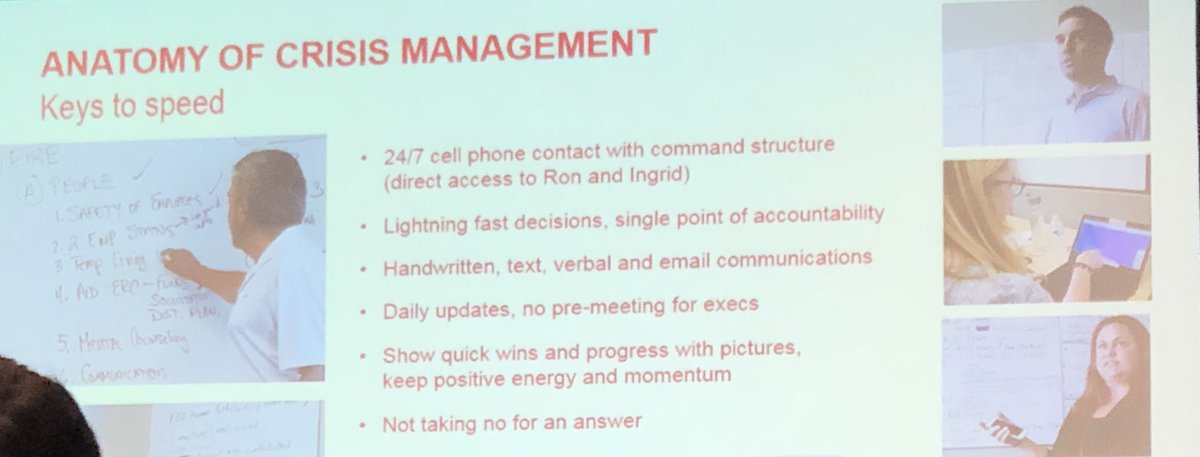 AmyOMalleyDC's tweet photo. Keys to speed from @Keysight in response 2 #CAfires priorities: people, safety, security. Employee response center, relief fund, immediate $$$ to employees, insurance counseling, call center, free transportation #keysightstrong @CBRE @GWSworkplace @CoreNetGlobal #cngboston https://t.co/X5BT8yyxRg